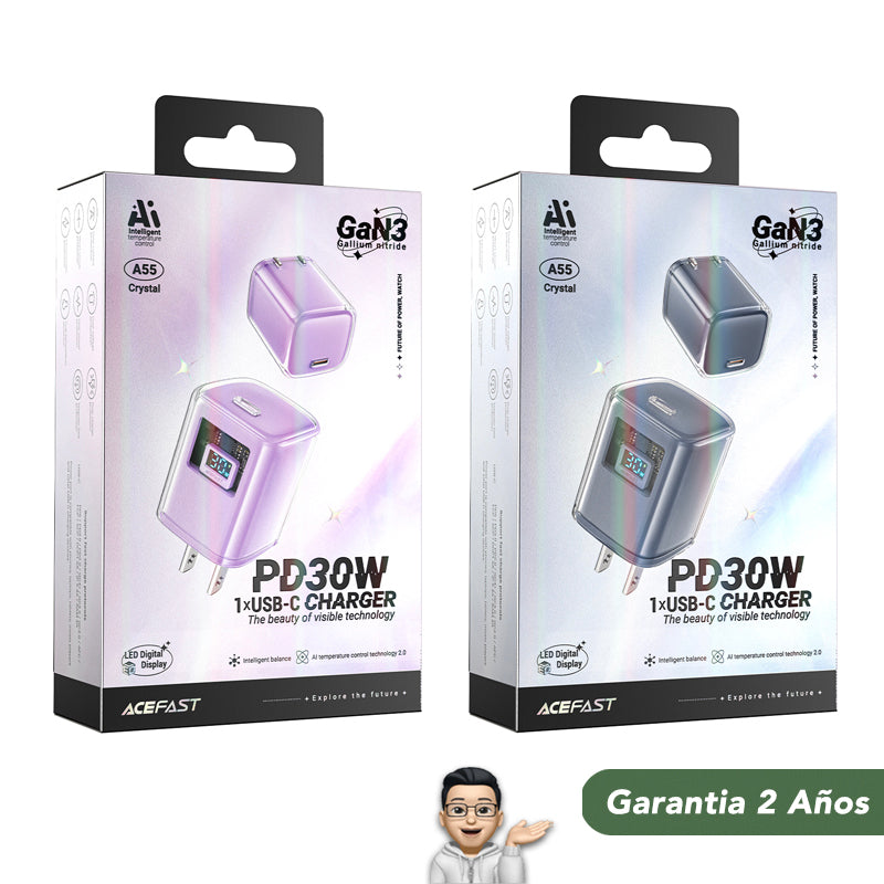 ACEFAST A55 Cargador Rápido GaN a 30 Watts