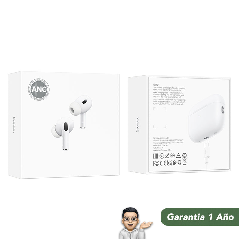 HOCO EW94 Audífonos TWS (Tipo Airpods Pro 2)