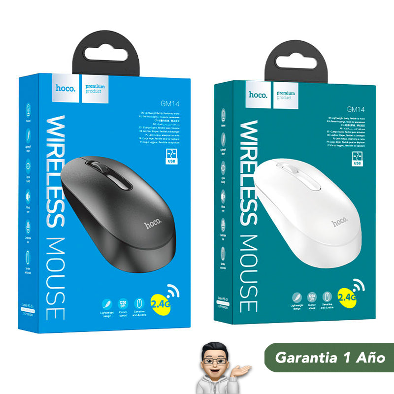 HOCO GM14 Mouse Inalámbrico 2.4G