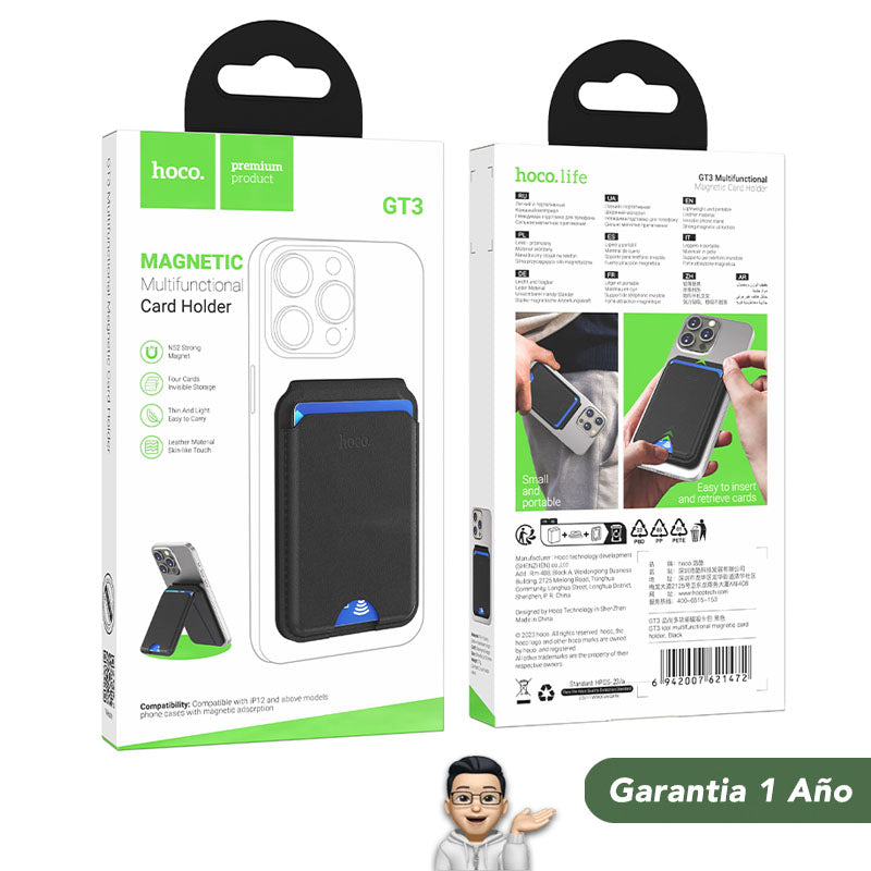 HOCO GT3 Tarjetero Magsafe Multifuncional