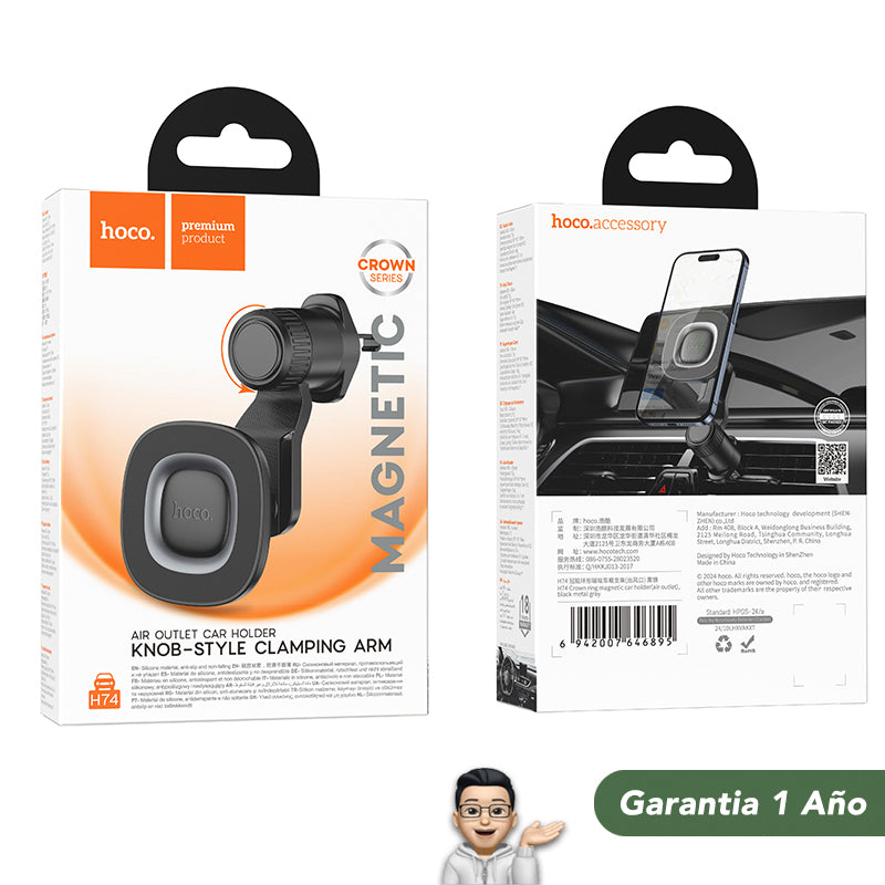 HOCO H74 Soporte para Auto Magnético para iPhone