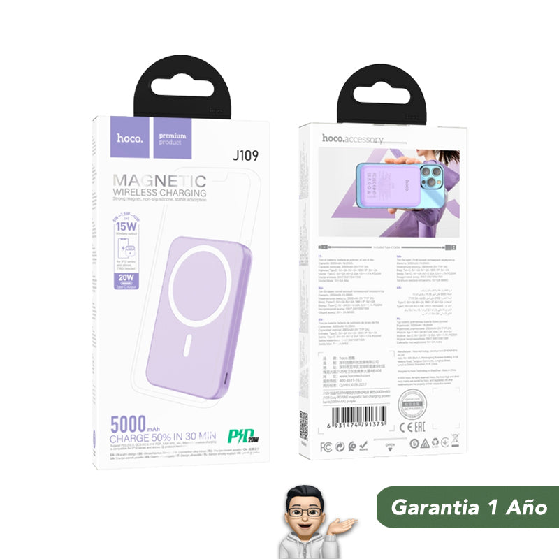 HOCO J109 de 5000 mAh Carga rápida Magsafe
