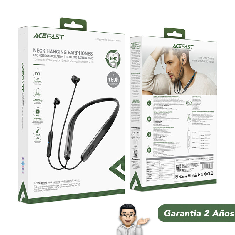 ACEFAST N1 Audífonos Bluetooth Headset con ENC