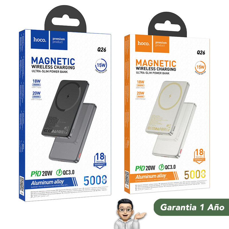 HOCO Q26 de 5000 mAh Carga rápida Magsafe