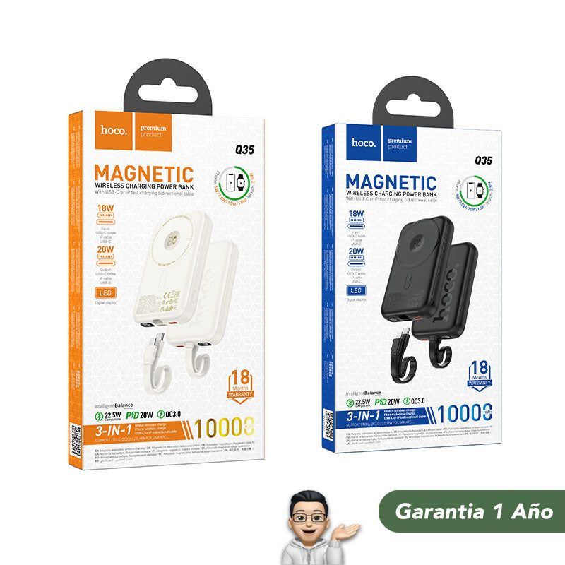 HOCO Q35 de 10000 mAh Carga rápida Magsafe