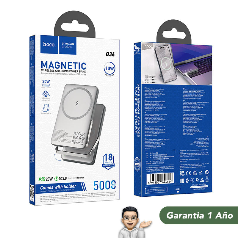HOCO Q36 de 5000 mAh Carga rápida Magsafe