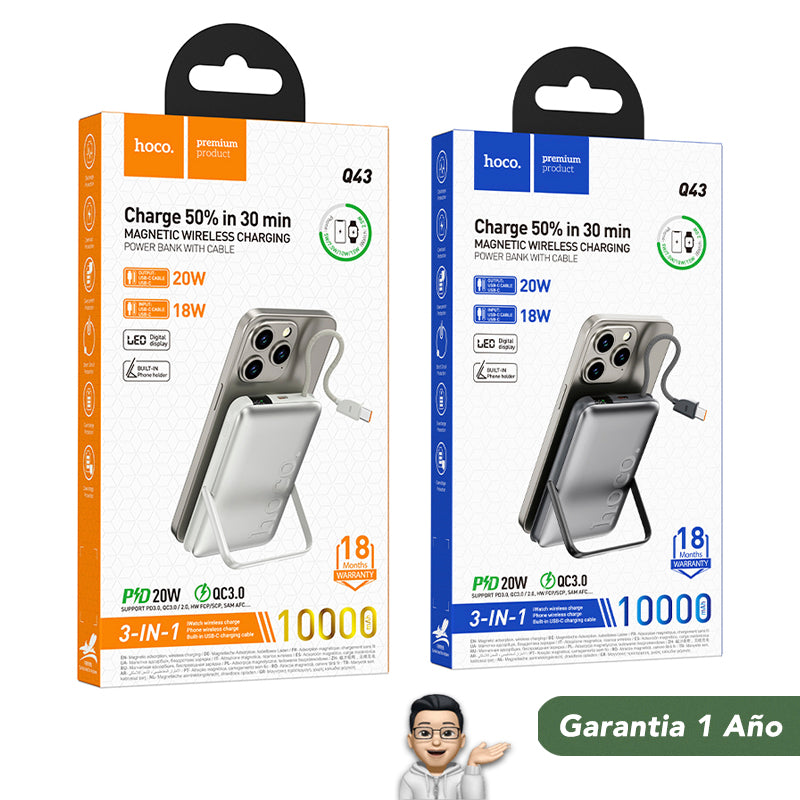 HOCO Q43 de 10000 mAh Carga rápida Magsafe