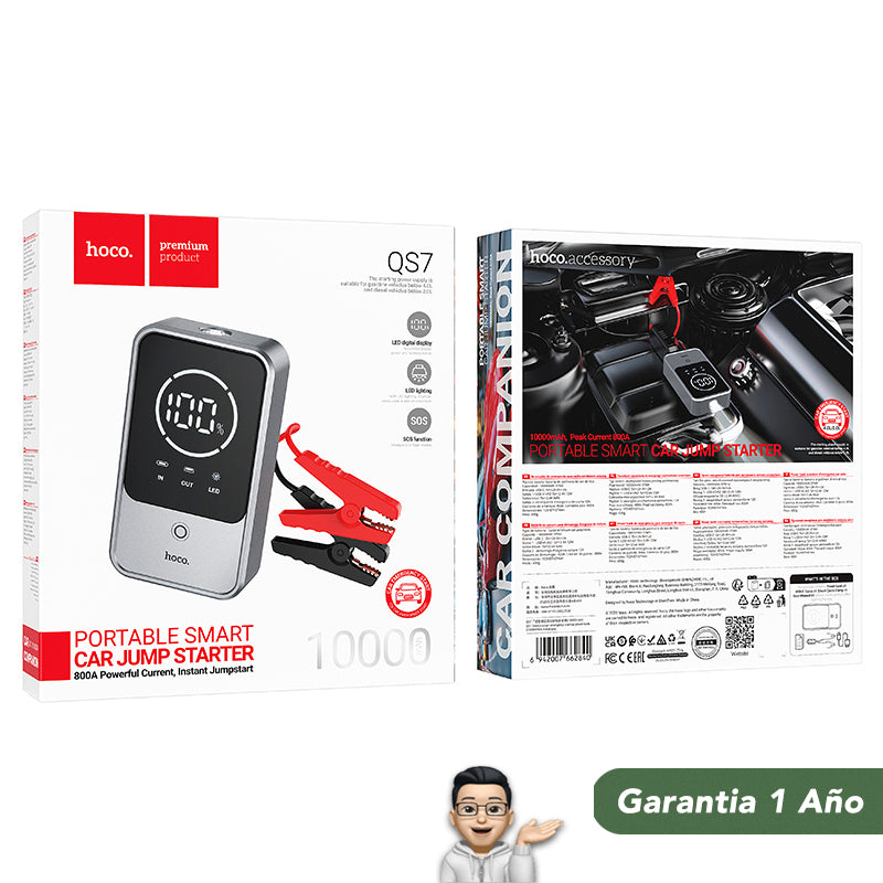 HOCO QS7 Arrancador de batería de 10.000 mAh