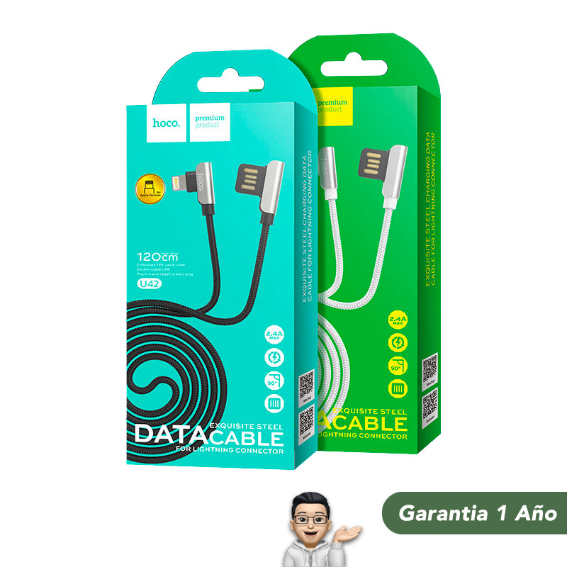 HOCO U42 Cable USB A para iPhone / 12 Watts / 1.2 metros