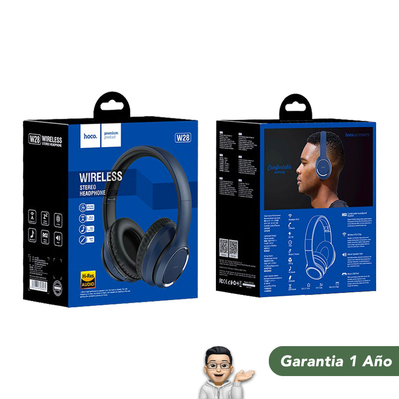 HOCO W28 Audífonos Bluetooth Headset