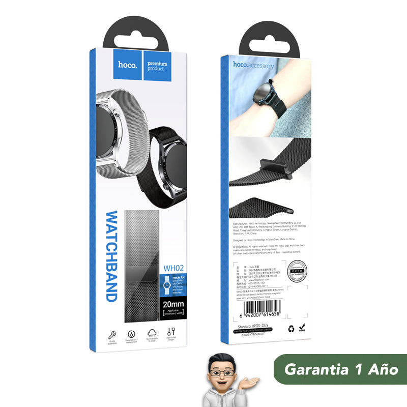 HOCO WH02 Manilla magnética de acero inoxidable