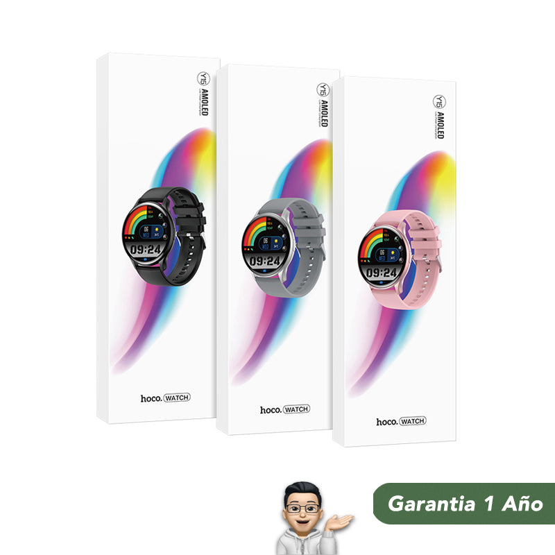 HOCO Y15 Smart Watch AMOLED Soporta Llamadas