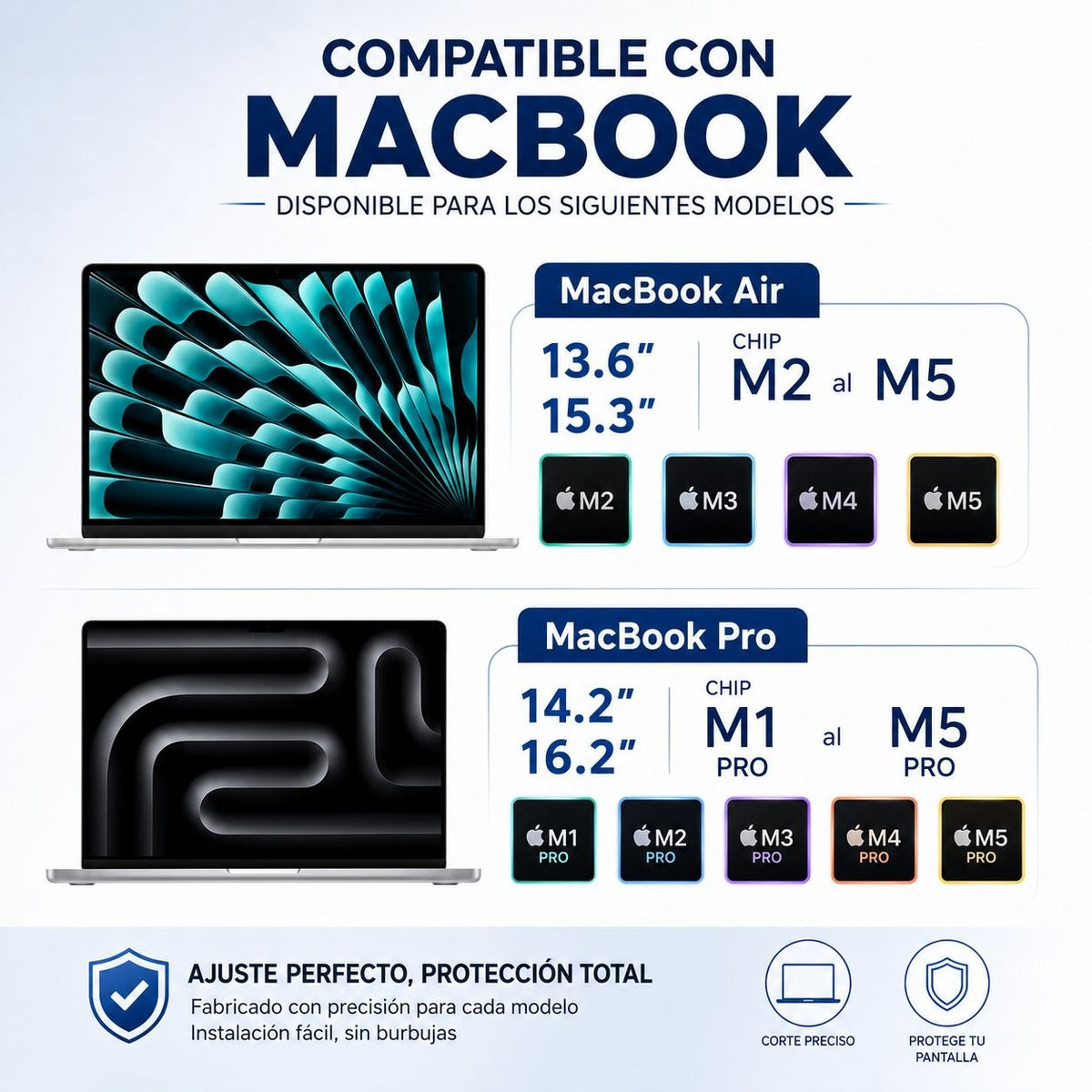 WIWU Screen - Protector de pantalla para MacBook (2 unidades)