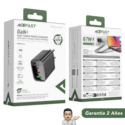 ACEFAST A108 Cargador Rápido GaN a 67 Watts