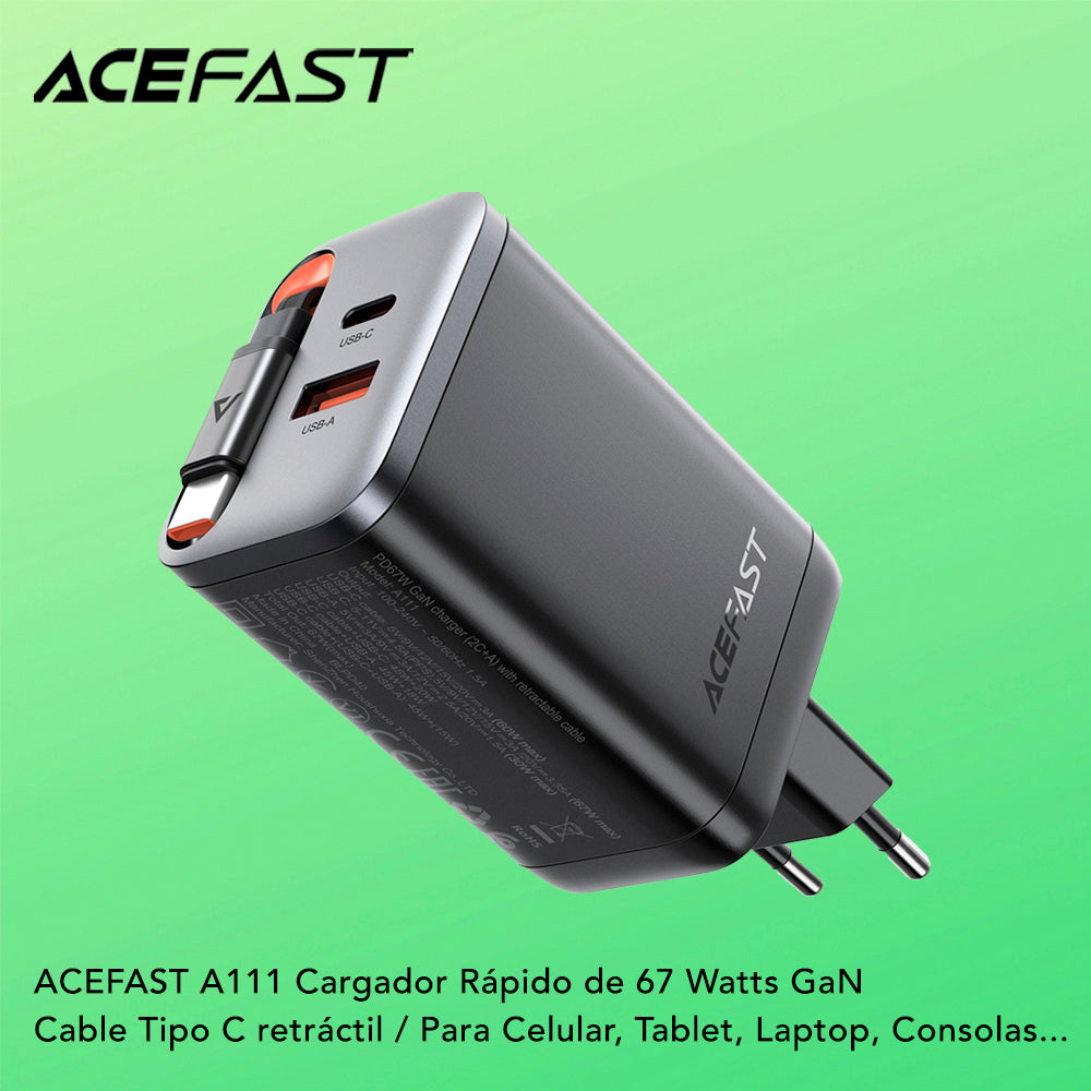 ACEFAST A111 Cargador Rápido GaN a 100 Watts