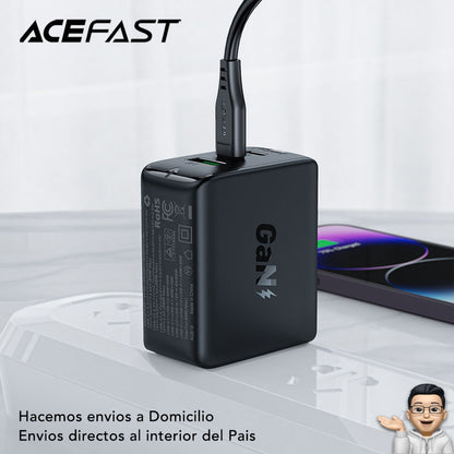 ACEFAST A43  Cargador Rápido GaN a 65 Watts