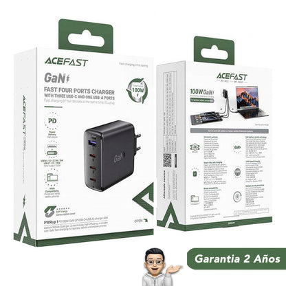 ACEFAST A94 Cargador Rápido GaN a 100 Watts