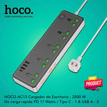 HOCO AC13 Cargador Escritorio 17W