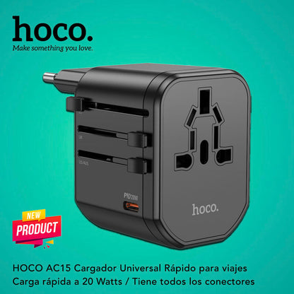 HOCO AC15 Cargador Universal carga rápida