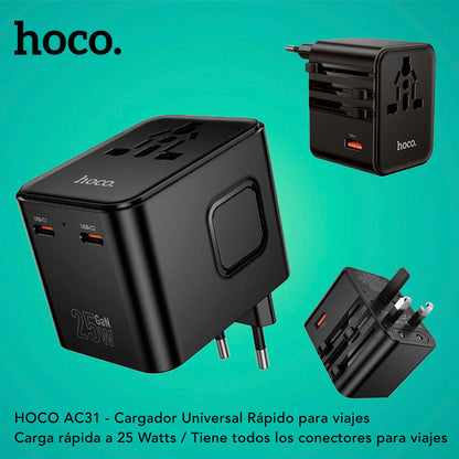 HOCO AC31 Cargador Universal carga rápida