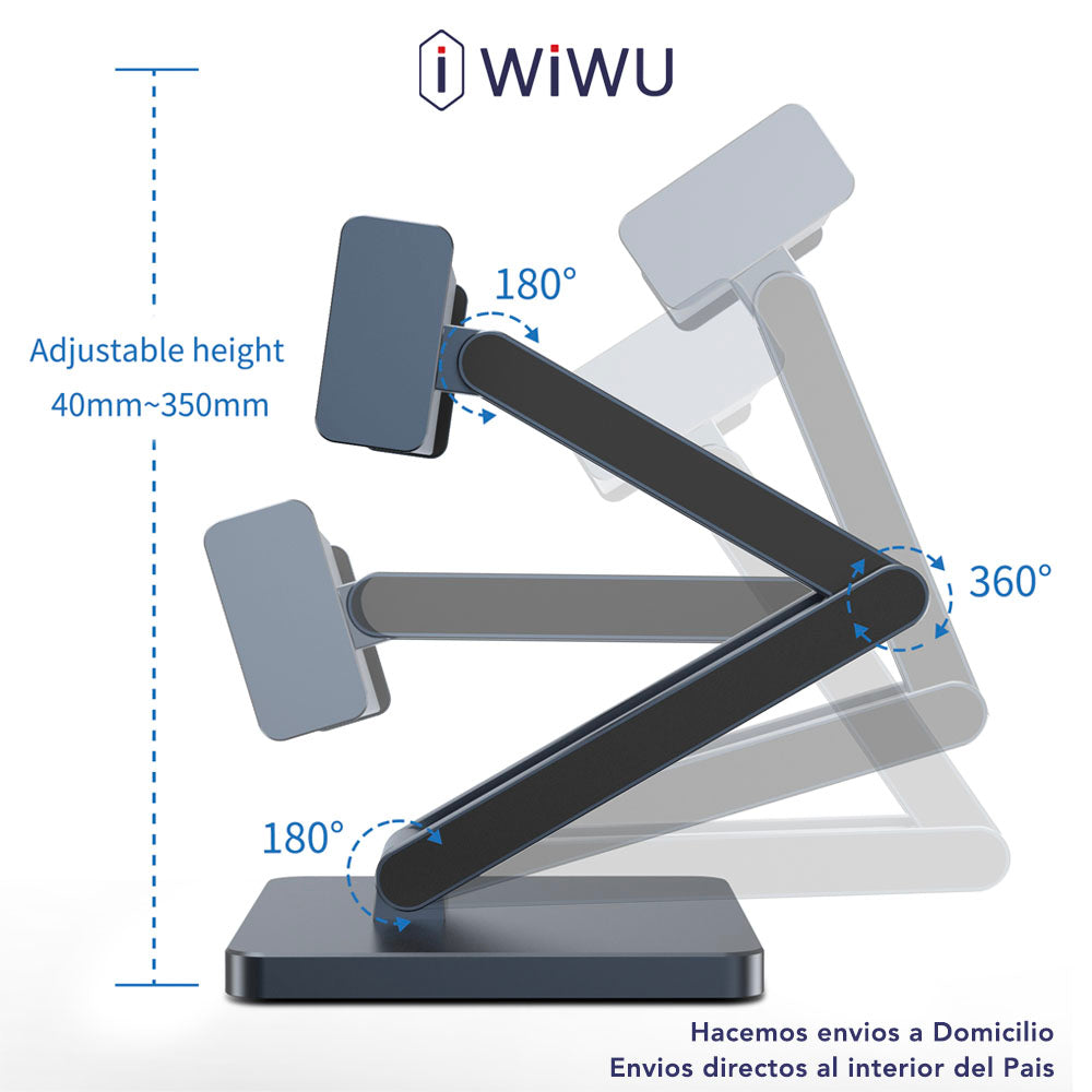 WIWU Soporte Multifuncional Hub 8en1 para tablet