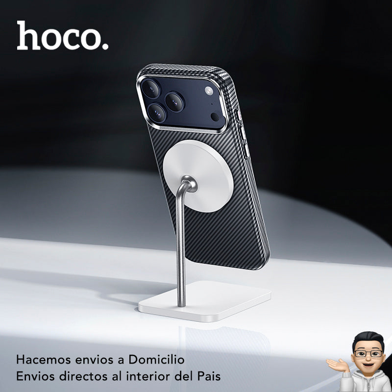 HOCO AS13 Funda Magsafe Fibra de Carbono