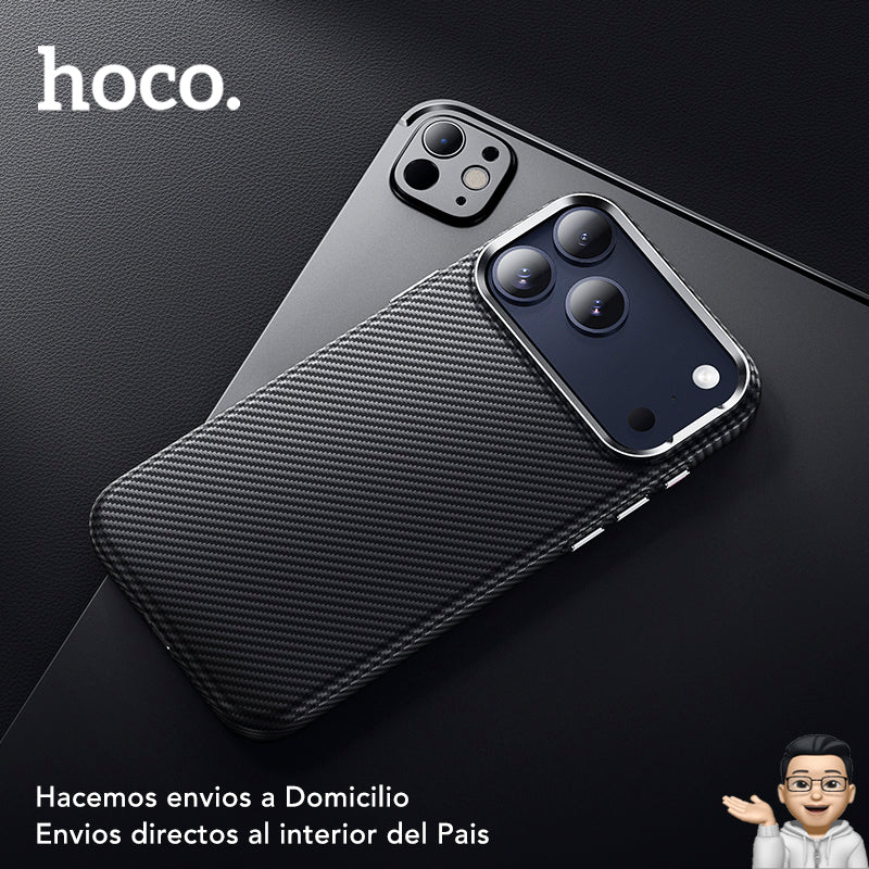 HOCO AS13 Funda Magsafe Fibra de Carbono