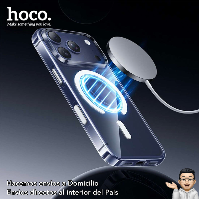 HOCO AS4 Funda Magsafe de alta Transparencia