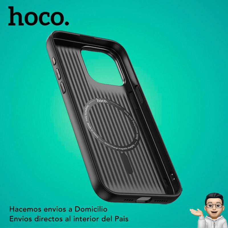 HOCO AS8 Funda Magsafe de Cuero