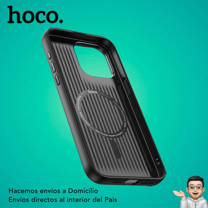 HOCO AS8 Funda Magsafe de Cuero