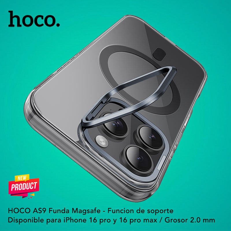 HOCO AS9 Funda Magsafe Anticaida con soporte