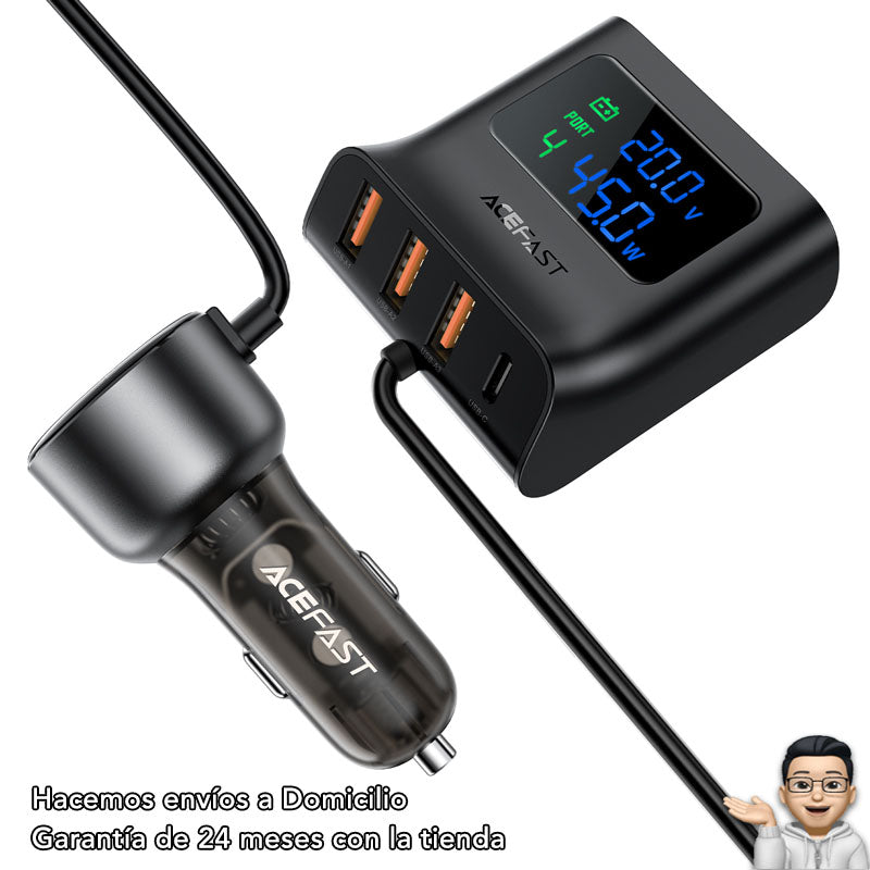 ACEFAST B11 Cargador de Auto Súper Rápido / 138 Watts