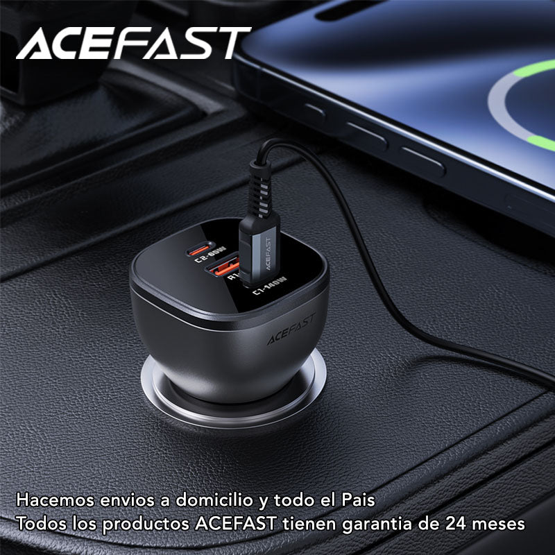 ACEFAST B14 Cargador de Auto Súper Rápido / 165 Watts
