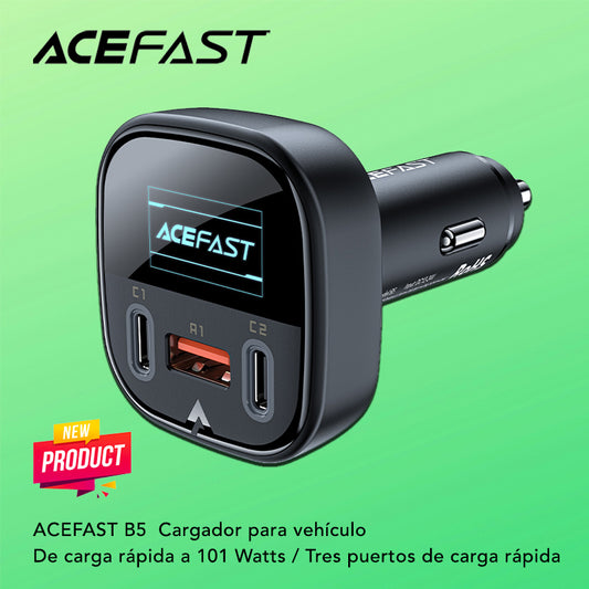 ACEFAST B5 Cargador de Auto Súper Rápido / 101 Watts