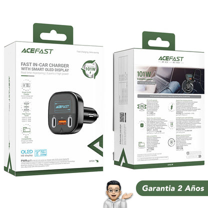 ACEFAST B5 Cargador de Auto Súper Rápido / 101 Watts