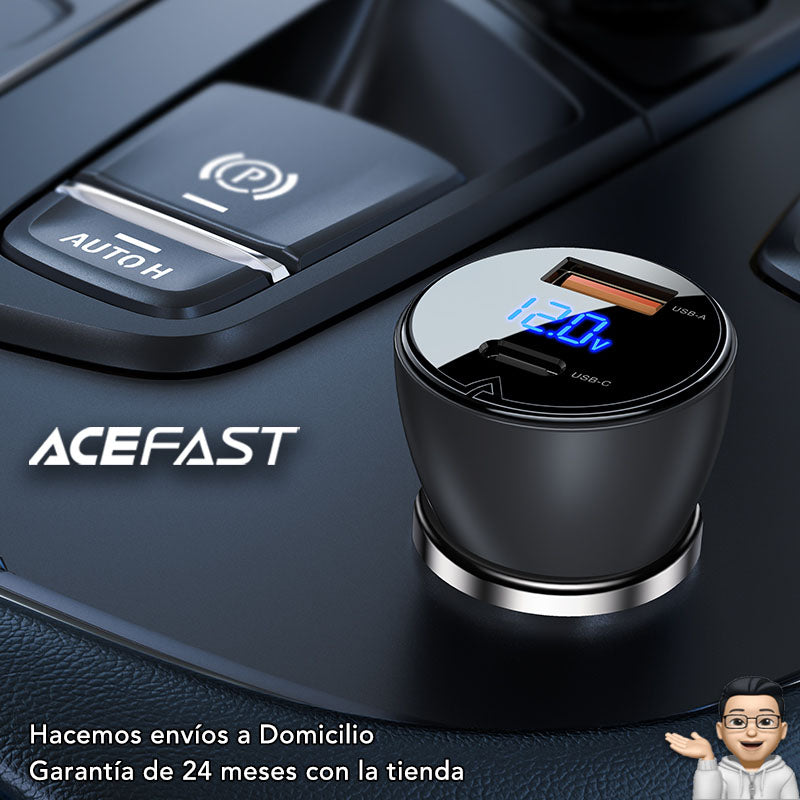 ACEFAST B6 Cargador de Auto Súper Rápido / 63 Watts