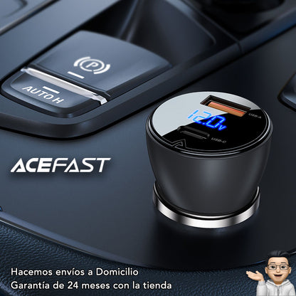 ACEFAST B6 Cargador de Auto Súper Rápido / 63 Watts
