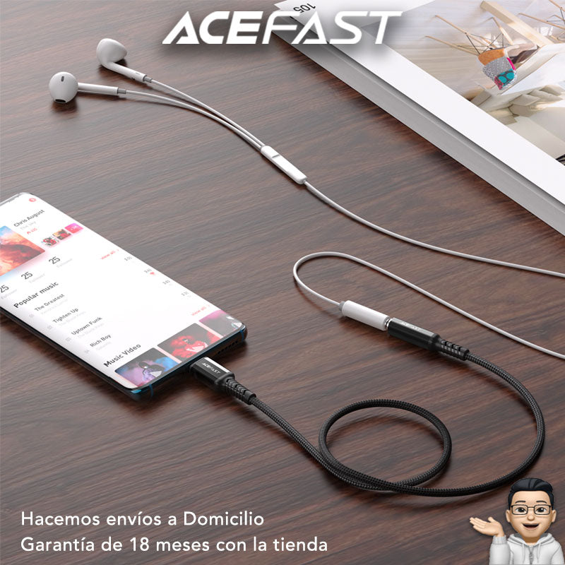 ACEFAST C1-07 Adaptador de Audio a Tipo C