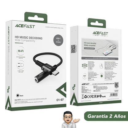 ACEFAST C1-07 Adaptador de Audio a Tipo C