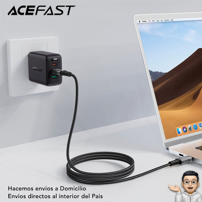 ACEFAST C1-09 Cable Tipo C / USB 4.0 40Gbps / 240 Watts PD