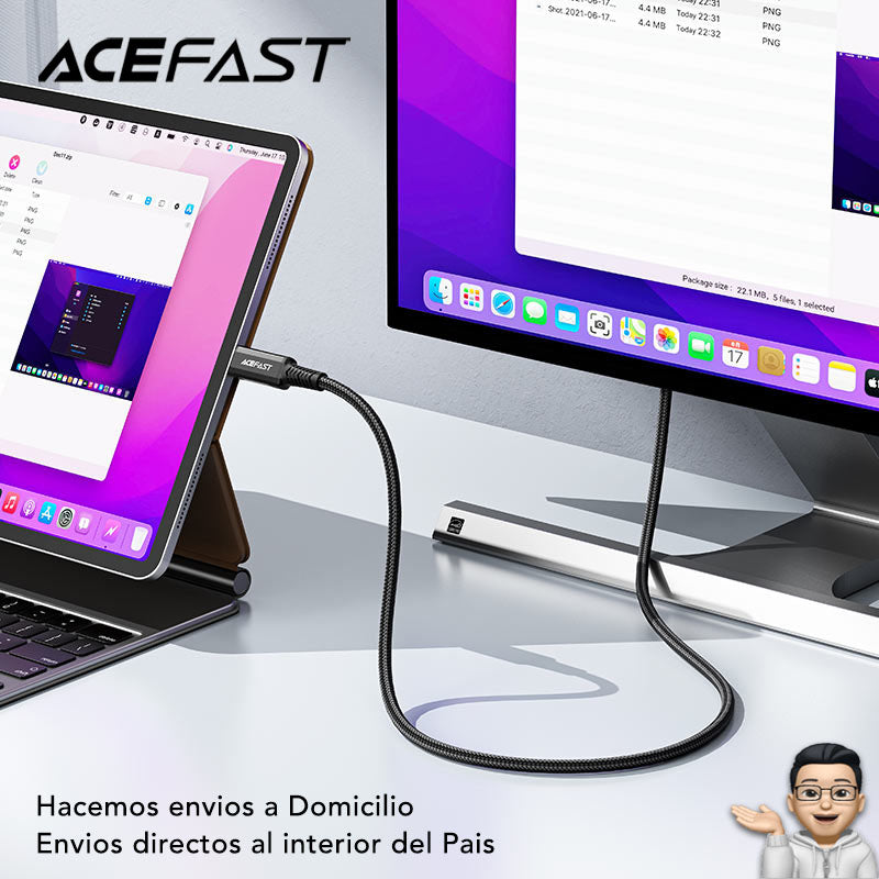 ACEFAST C1-10  Cable Tipo C a HDMI 4k 60Hz