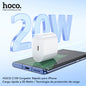 HOCO C109 Cargador Rápido 20 Watts