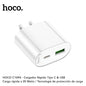 HOCO C109A Cargador Rápido 20 Watts