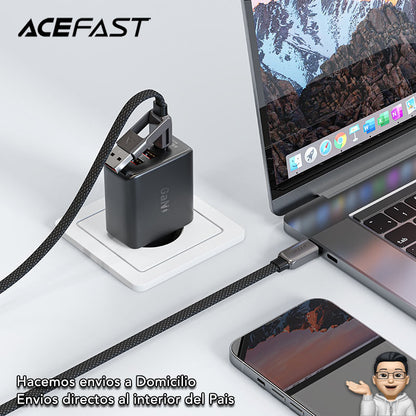 ACEFAST C13-04 Cable Tipo C a Tipo C a 60 Watts 2en1