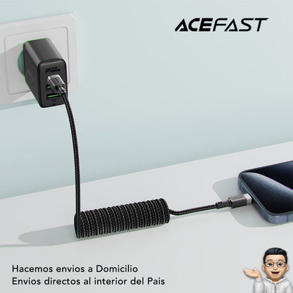 ACEFAST C14-03 Cable Tipo C a Tipo C a 60 Watts 2en1