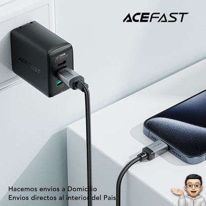 ACEFAST C20-03 Cable Tipo C a Tipo C a 60 Watts