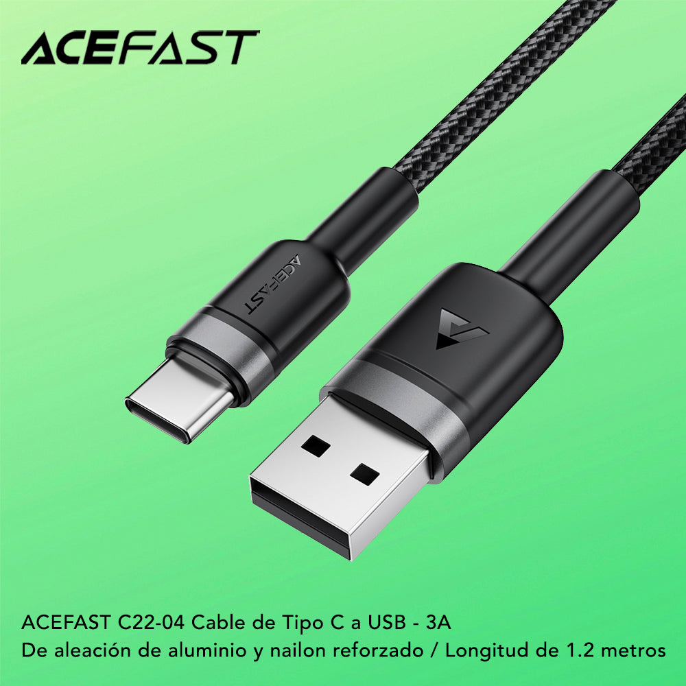 ACEFAST C22-04 Cable Tipo C a USB 3A