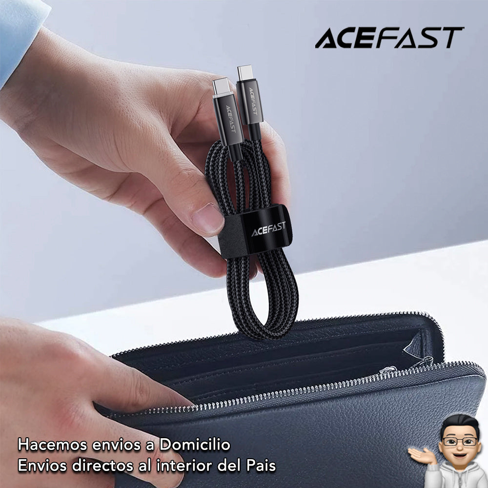 ACEFAST C23-03 Cable Inteligente Tipo C a Tipo C a 60 Watts