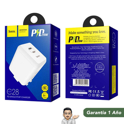 HOCO C78 Cargador Rápido Tipo C / 29 Watts