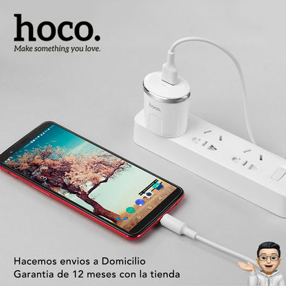 HOCO C37 Cargador Rápido 12 Watts + Cable Tipo C